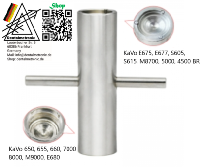 Schlüssel Key passend für KaVo E675, E677, S605, S615 MB700, 5000, 4500BR Deckel Backcap