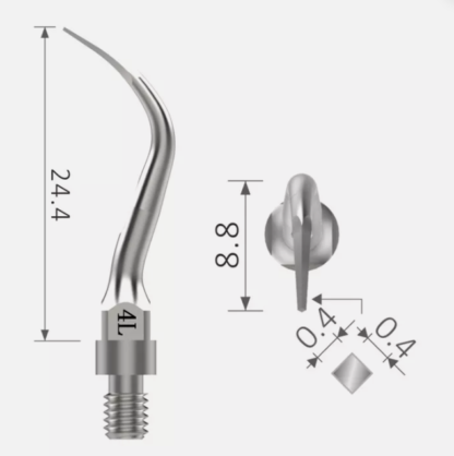 5 ZEG Spitzen passend für Sirona Sironsonic L, Siroson Ultraschall Handstück=4L – Bild 2