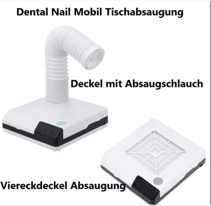 Dental Nail Multifunktion Mobile Absaugung Staubabsaugung Tischabsaugung – Bild 2