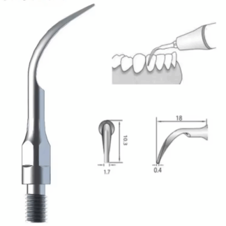 2x ZEG Spitze GS2 passend für Sirona Sirosonic L, Siroson Ultraschall Handstück