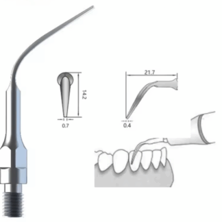 2x ZEG Spitze GS3 passend für Sirona Sirosonic L, Siroson Ultraschall Handstück